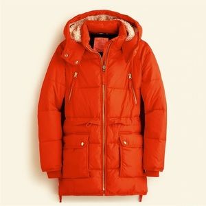 J. Crew signature puffer jacket